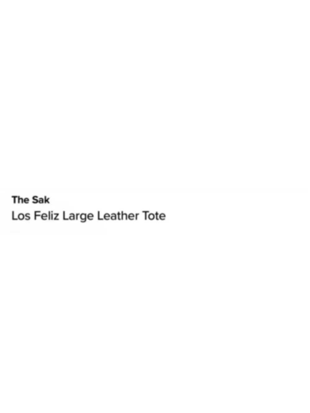 The Sak Los Feliz Large Suede Tote Bag, Mahogany Brown NWT